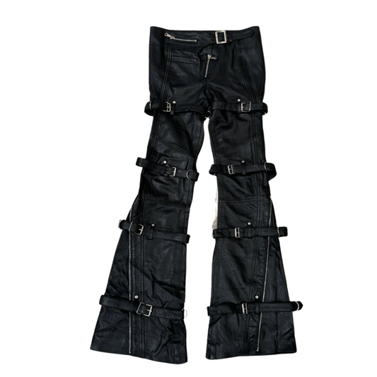 Tell The Truth Straight Leather Women's Pants