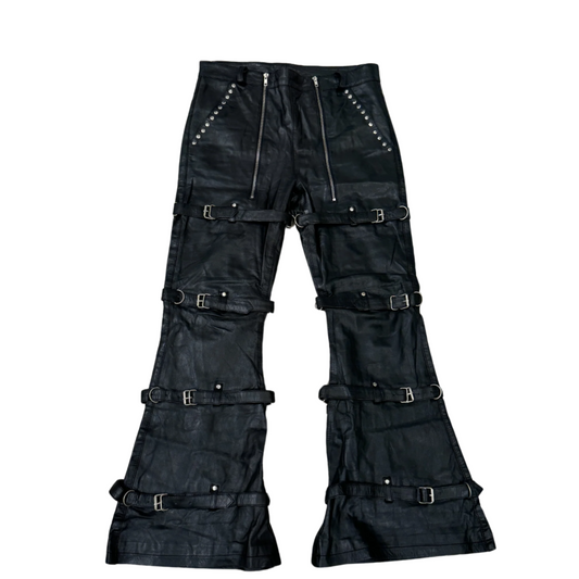 Tell The Truth Straight Leather Pants