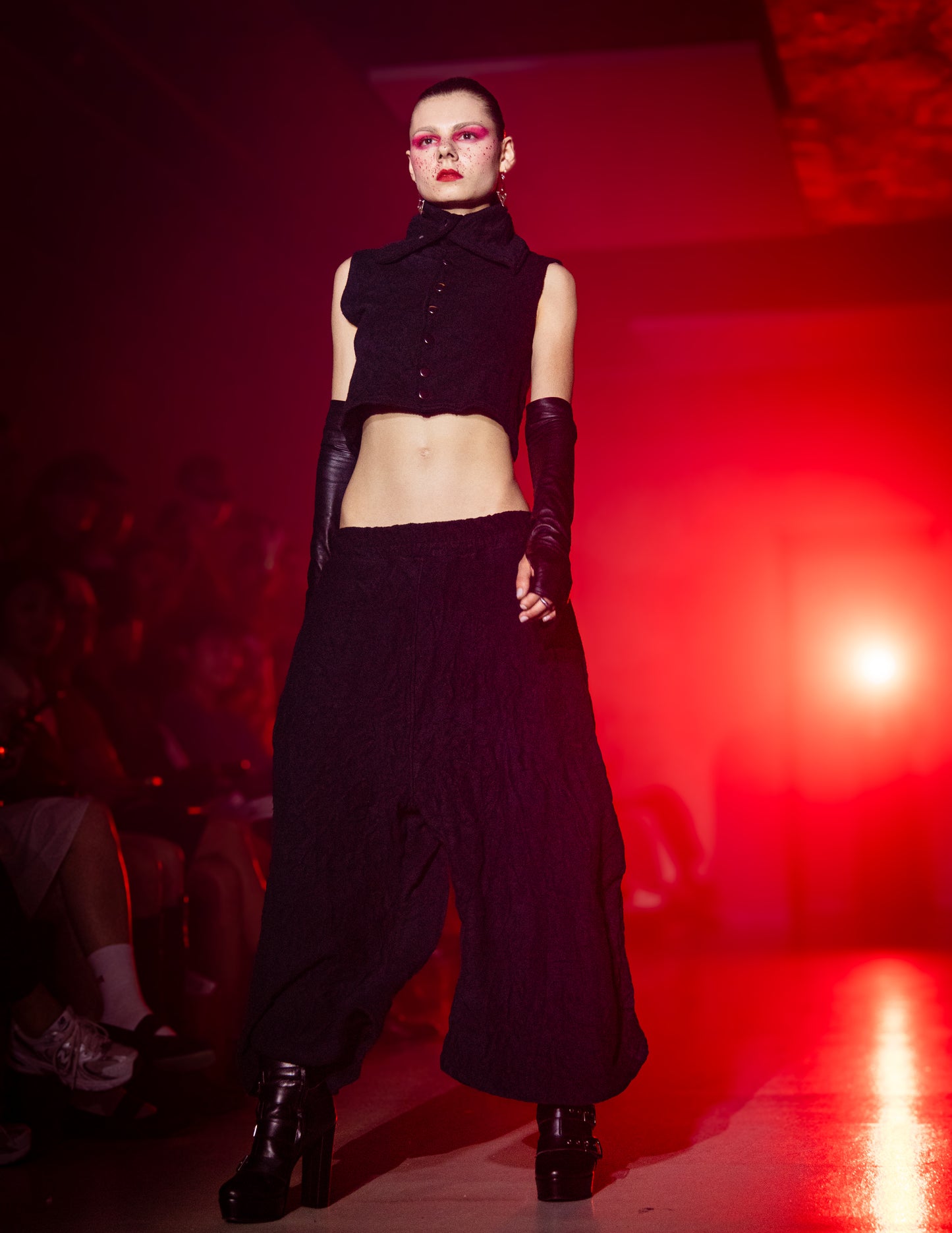 TELL THE TRUTH Wrinkle Baggy Cut Pants