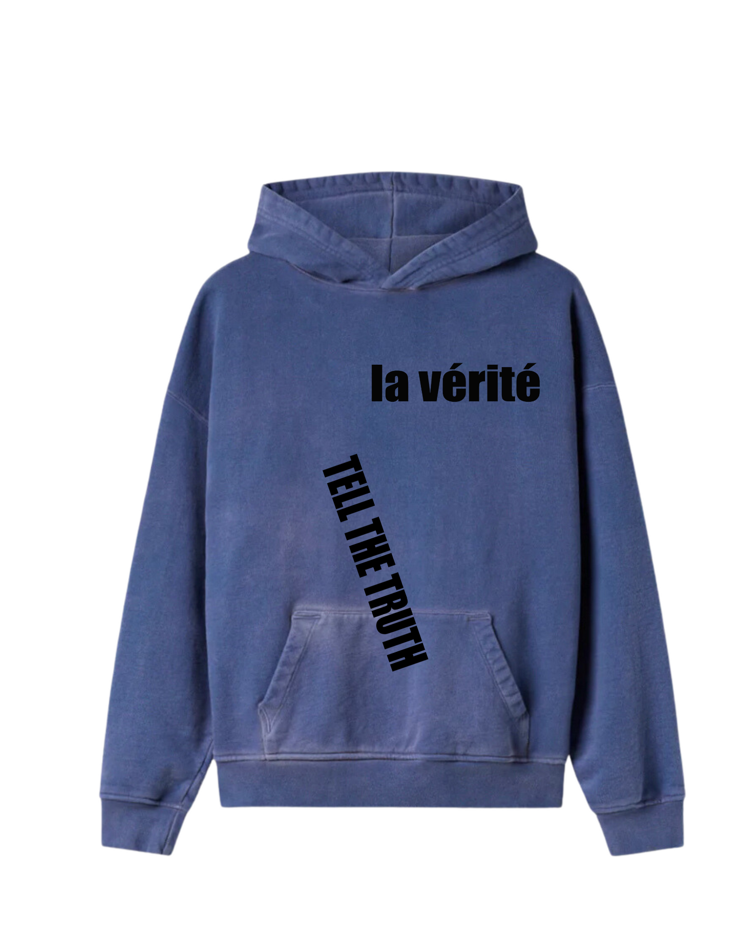 Vintage Blue French Logo Pullover