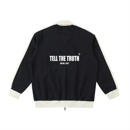 Tell The Truth Trim Stand Collar Jacket