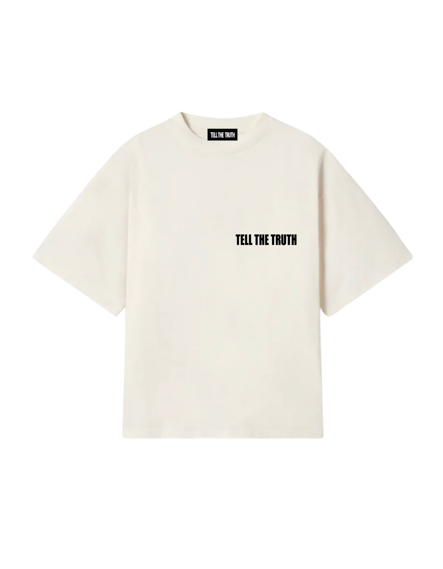 Cream Dagger Logo T-shirt