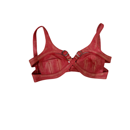 Blood Moon Leather Bra Top