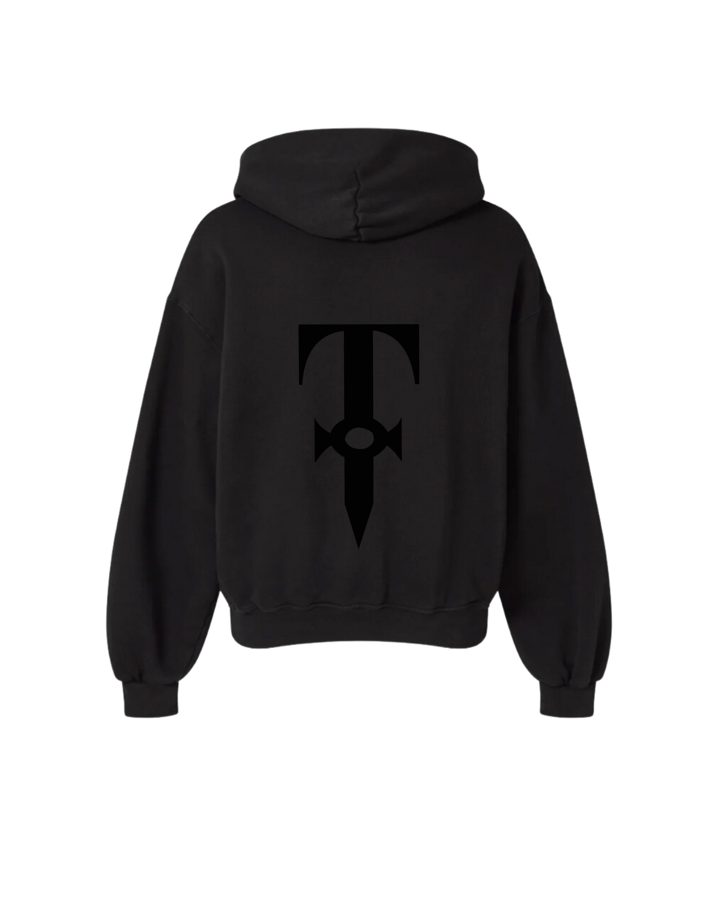 Logo Dagger Double Black Pullover