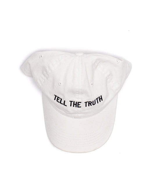 White Cotton Logo Hat