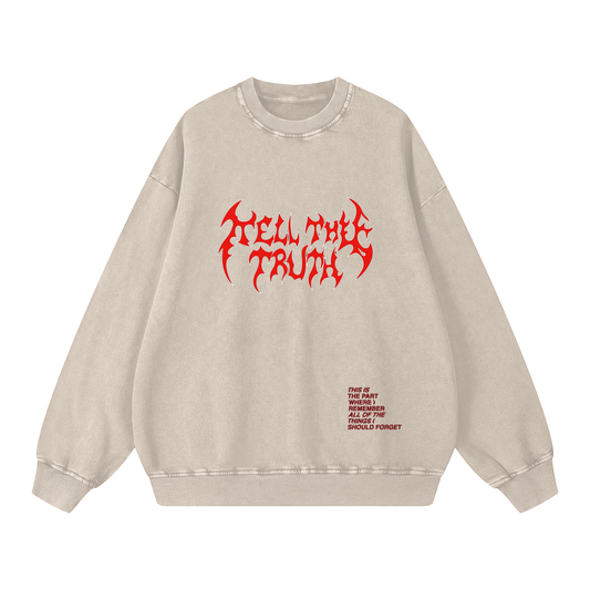 I Know Oversized Sweatshirt