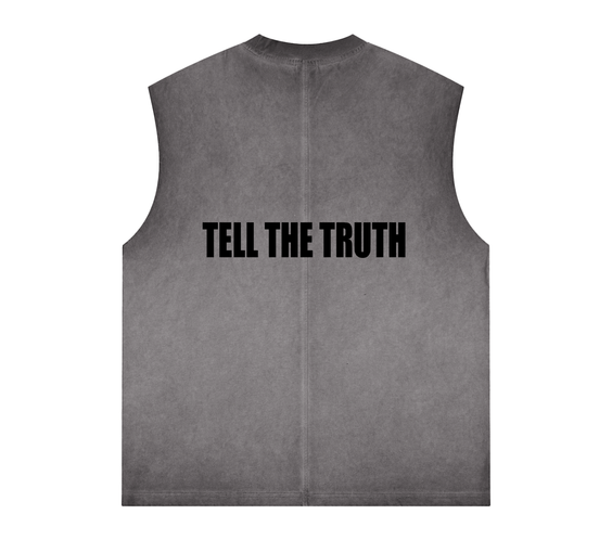 Tell The Truth Reverse Washed Tank Top