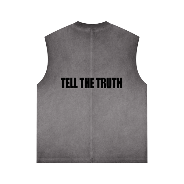 Tell The Truth Reverse Washed Tank Top