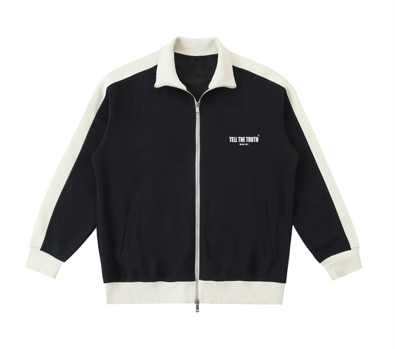 Tell The Truth Trim Stand Collar Jacket