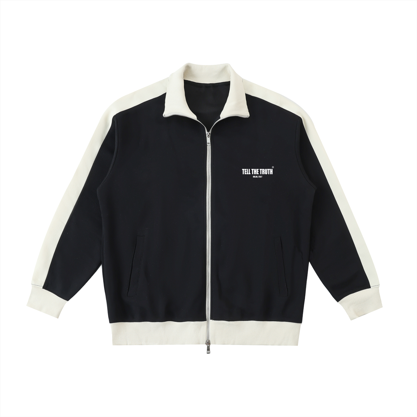 Tell The Truth Trim Stand Collar Jacket