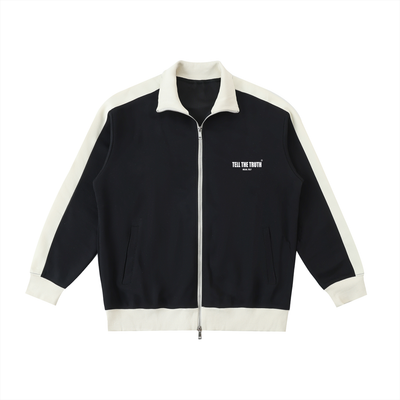 Tell The Truth Trim Stand Collar Jacket