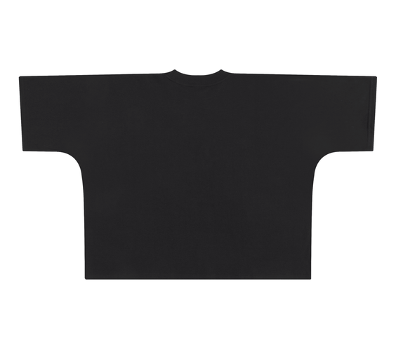 Tell The Truth Oversized One-Piece Pattern Cut Boxy Tee