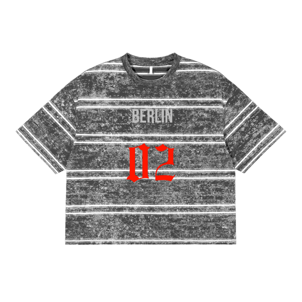 TTT Washed Stripe Boxy T-shirt