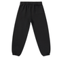 French Double  Black Sweatpants