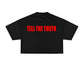 Tusk Black Crop T-Shirt