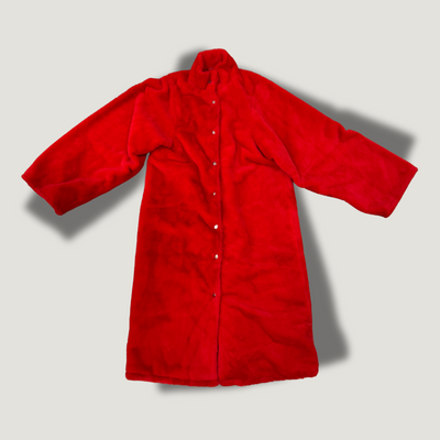 Tell The Truth Red Fur Trench