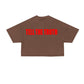 Tusk Brown  Crop T-Shirt