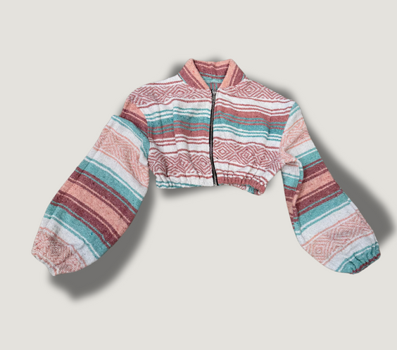 Tell The Truth Knit Crop Jacket