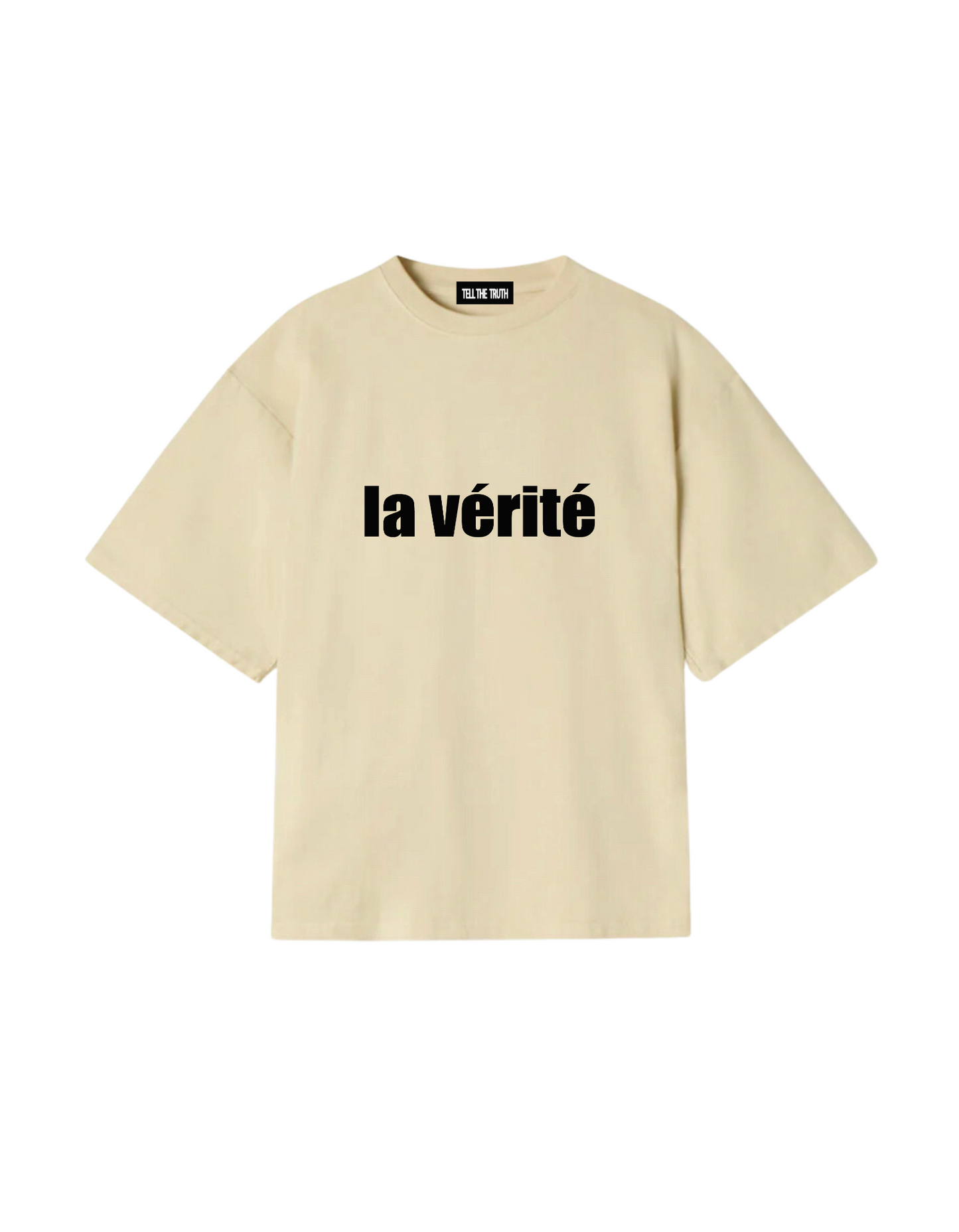 Cream  French T-Shirt