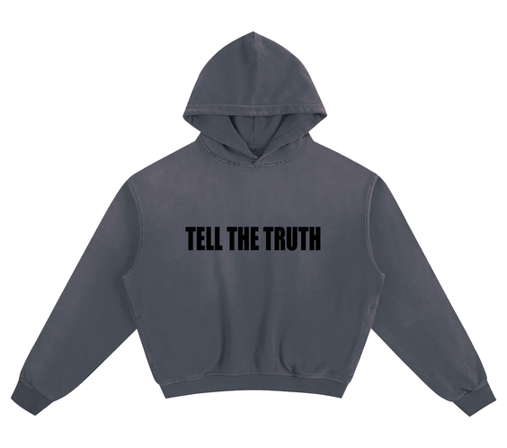 Tell The Truth Sunfade Boxy Hoodie