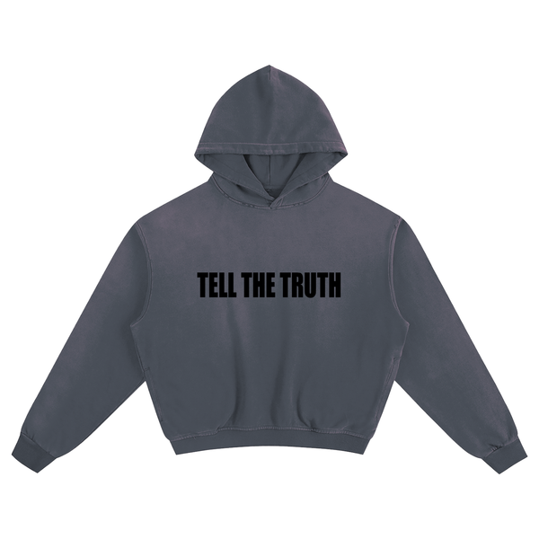Tell The Truth Sunfade Boxy Hoodie