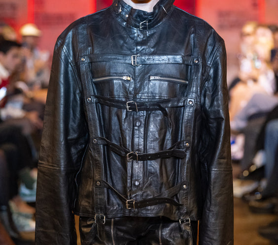 Tell The Truth Straight Leather Jacket