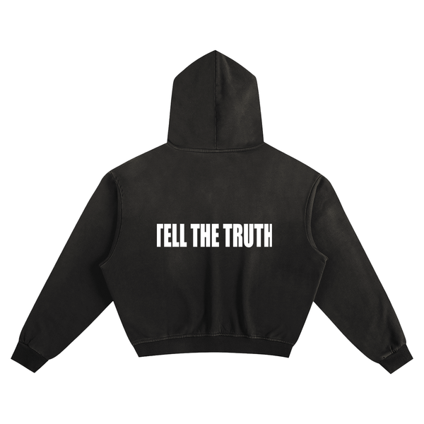 Tell The Truth Sunfade Boxy Hoodie