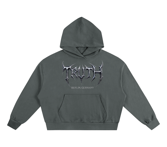 Tell The Truth Sun-Faded Oversized Hoodie