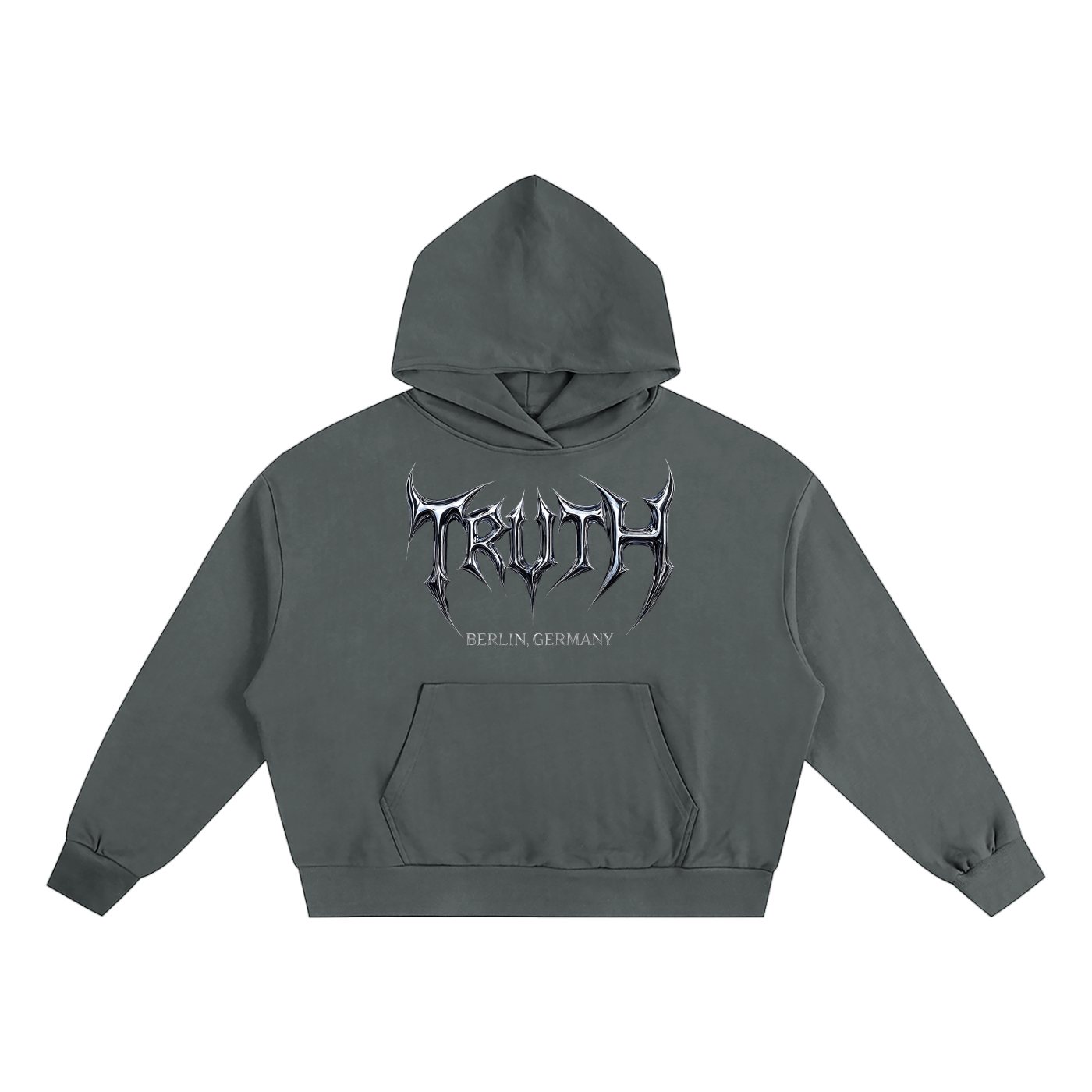 TELL THE TRUTH Sun-Faded Oversized Hoodie