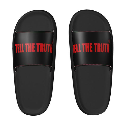 TELL THE TRUTH Vegan Leather  Pillow Slider