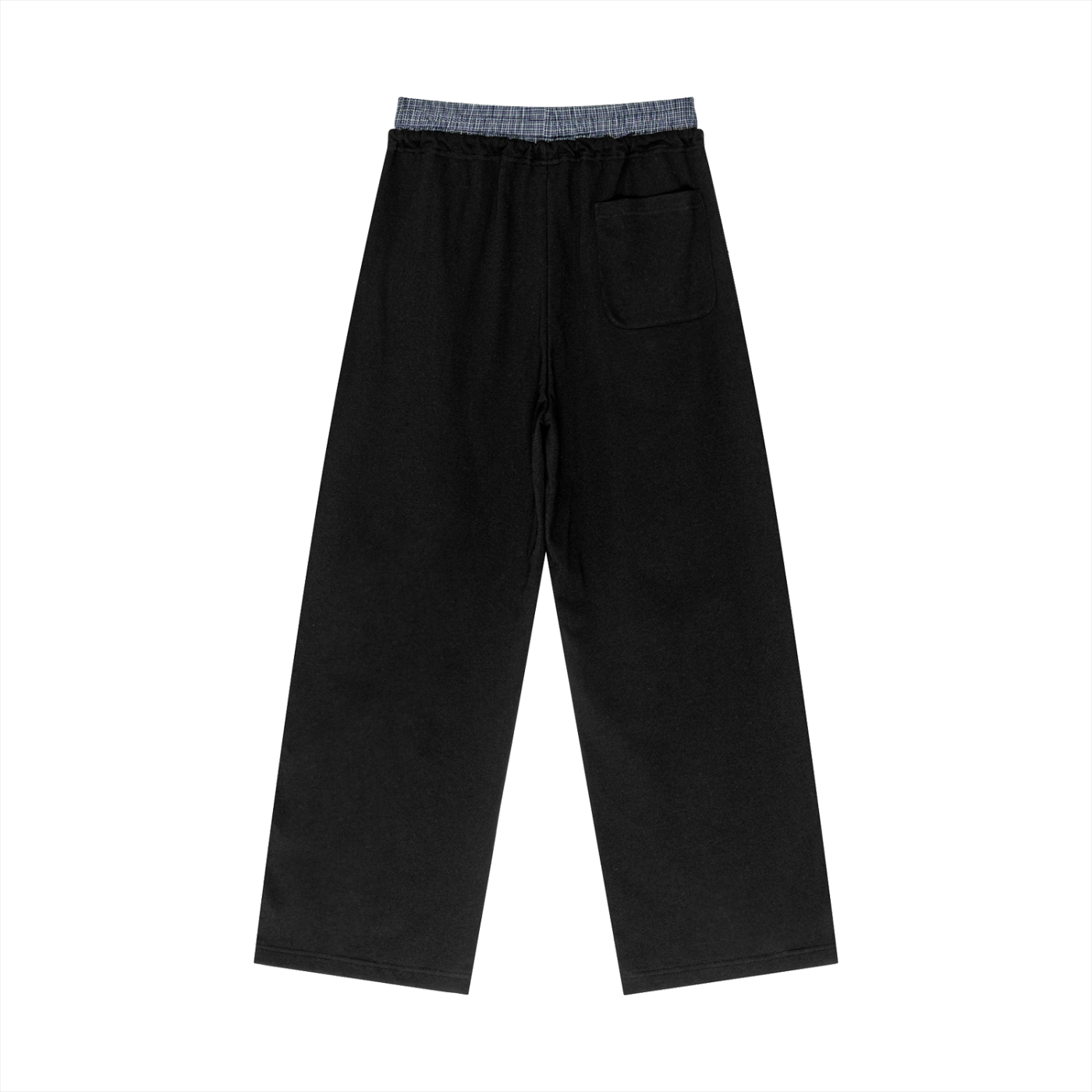 Tell The Truth Milan Plaid Contrast Waist Pants