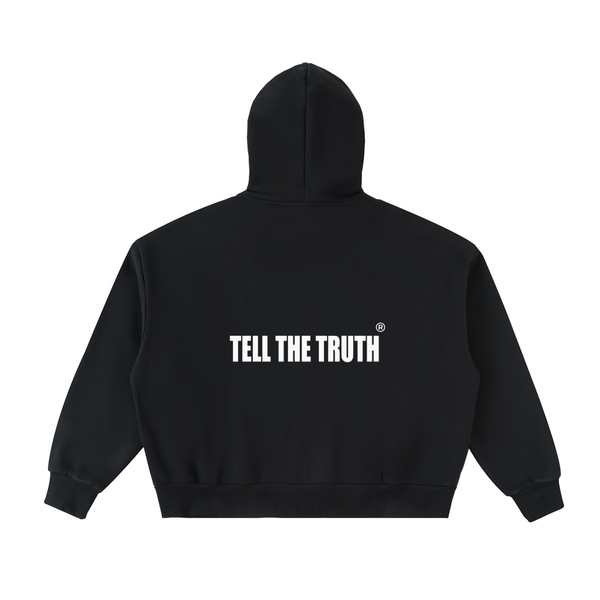 Tell The Truth Full-Zip Boxy Hoodie
