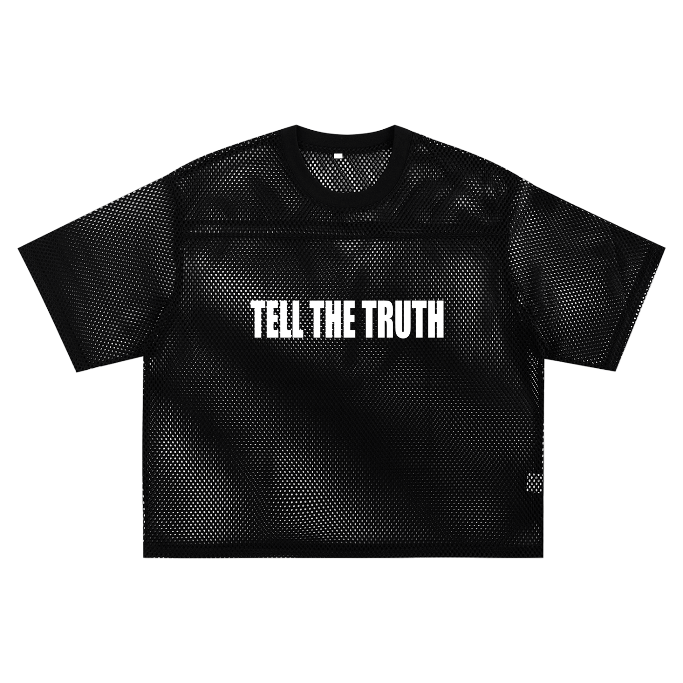 See-through Boxy Net T-shirt