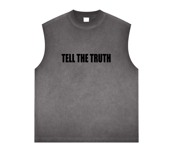 Tell The Truth Reverse Washed Tank Top