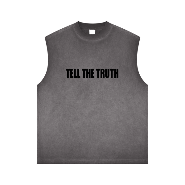 Tell The Truth Reverse Washed Tank Top