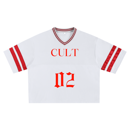 CULT TELL THE TRUTH Mesh Boxy T-shirt