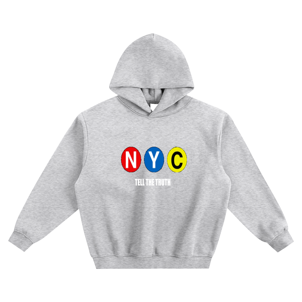 Tell The Truth NYC Subway Boxy Hoodie