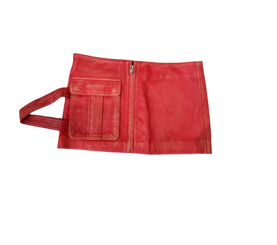 Blood Moon Leather Skirt