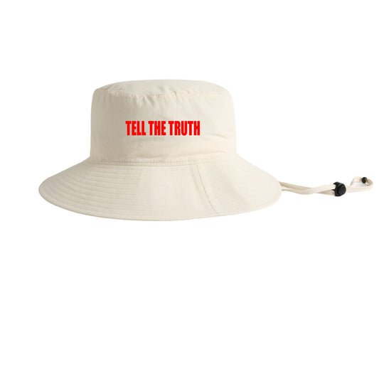 TELL THE TRUTH NYLON WIDE HAT
