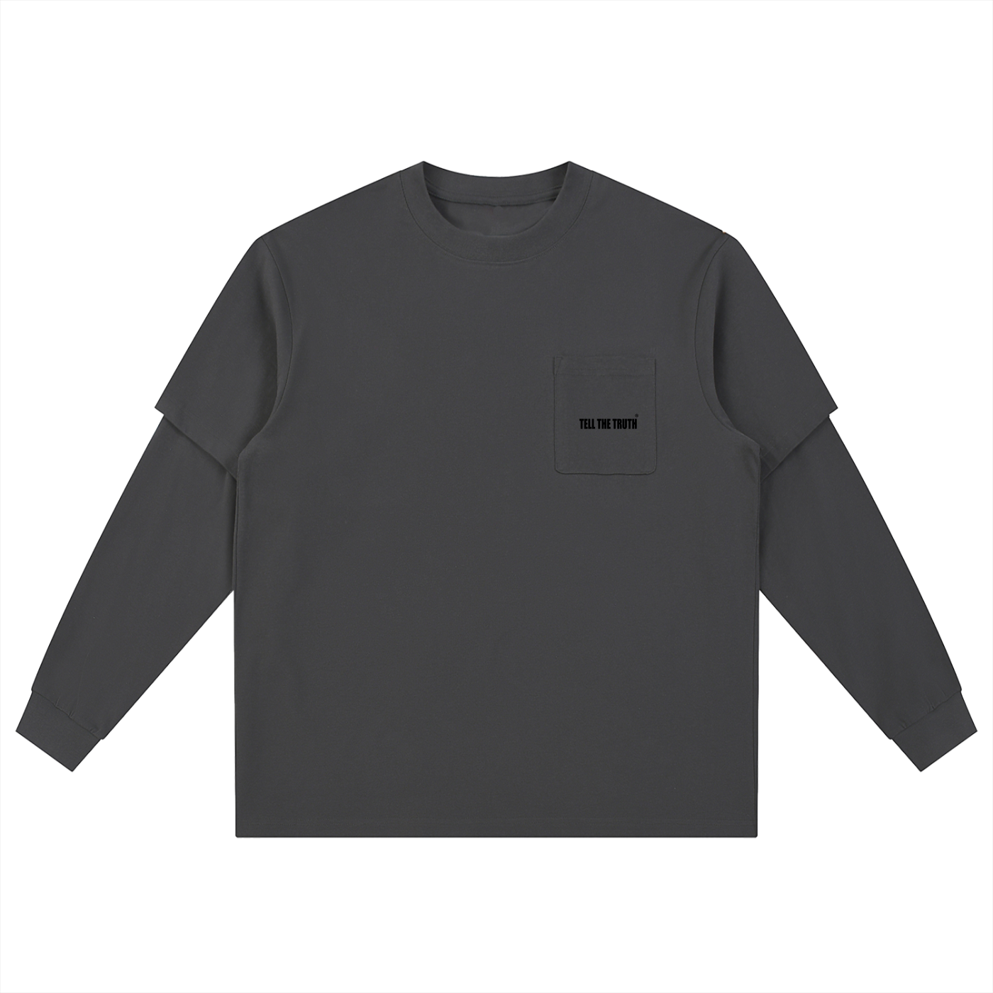 TELL THE TRUTH  Long Sleeve Oversized Tee