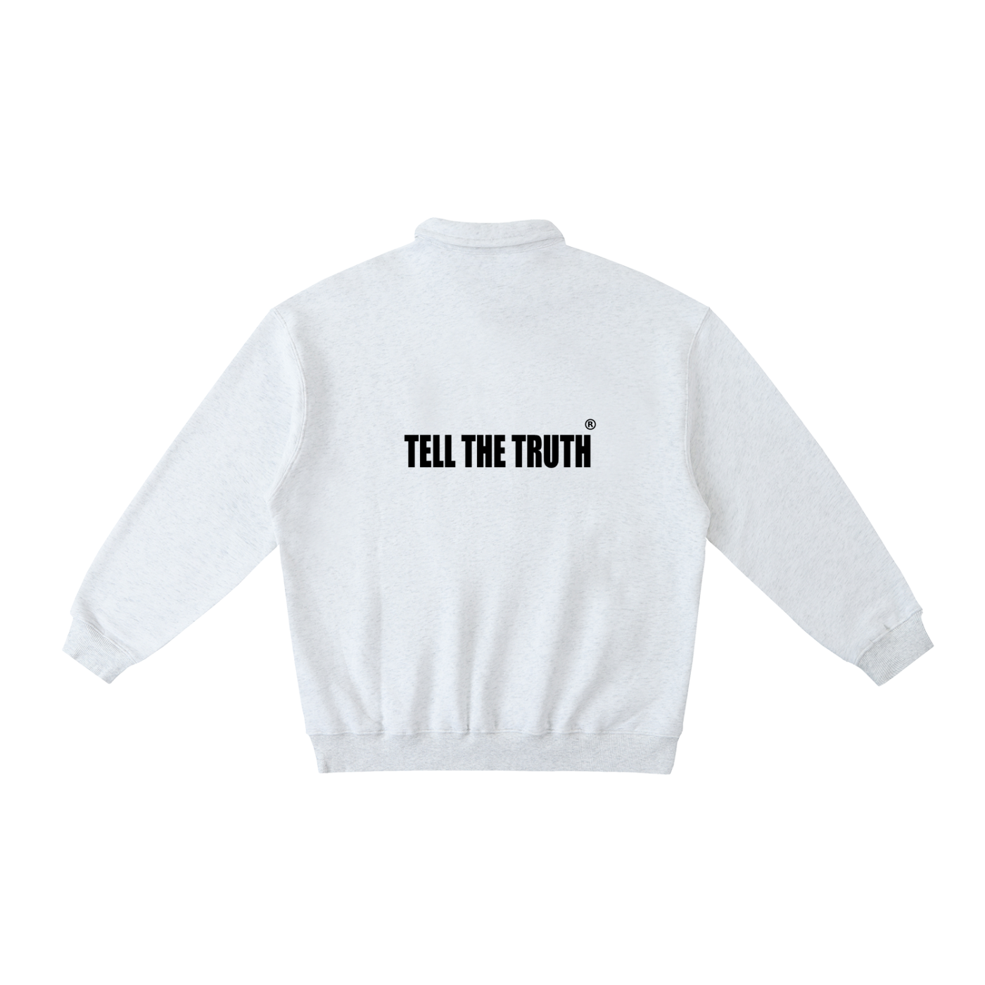 Tell The Truth Heavyweight Polo-Collar Sweatshirt