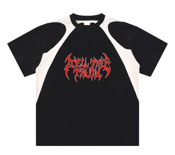 Tell The Truth Panel Cotton T-Shirt