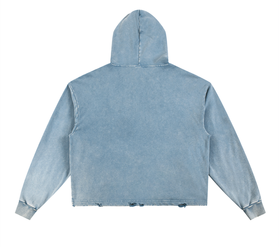 Tell The Truth Frayed-Hem Hoodie