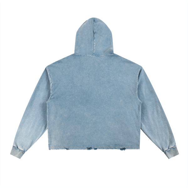 Tell The Truth Frayed-Hem Hoodie