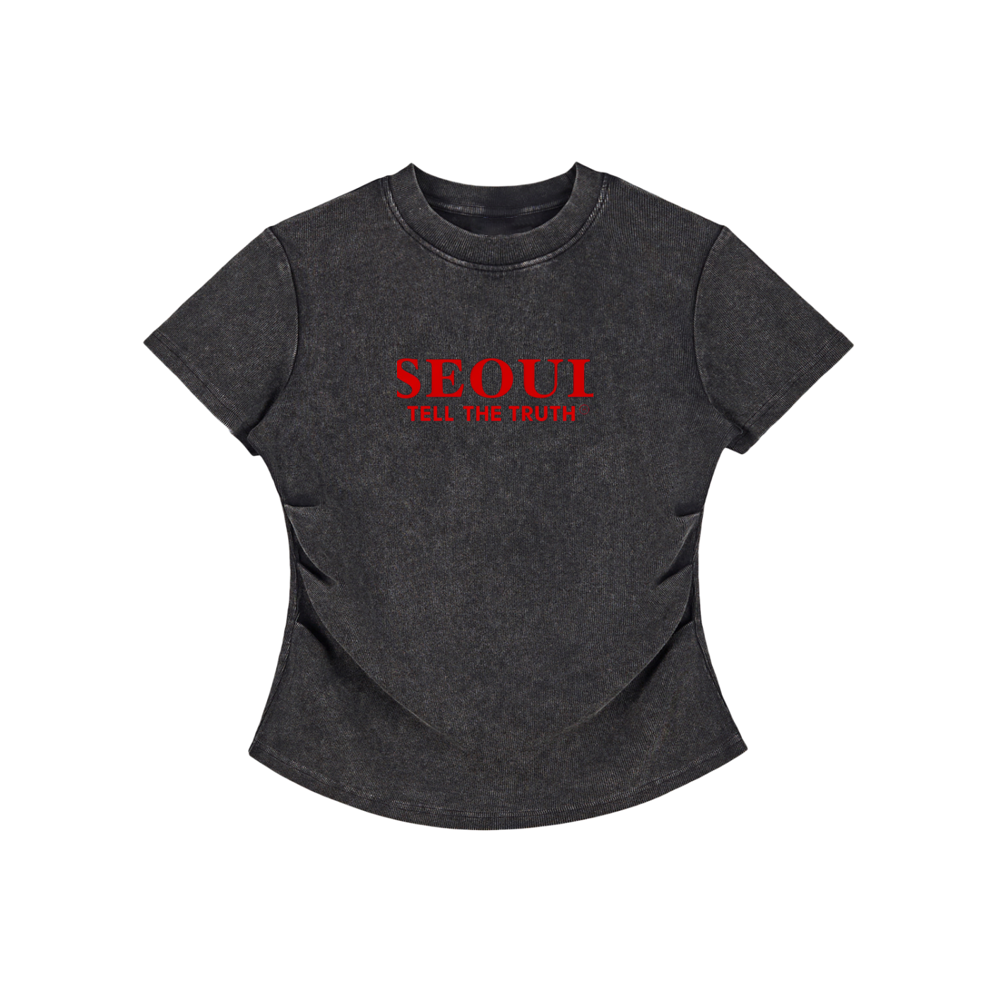 Seoul Tell The Truth Bodycon Cotton T-Shirt