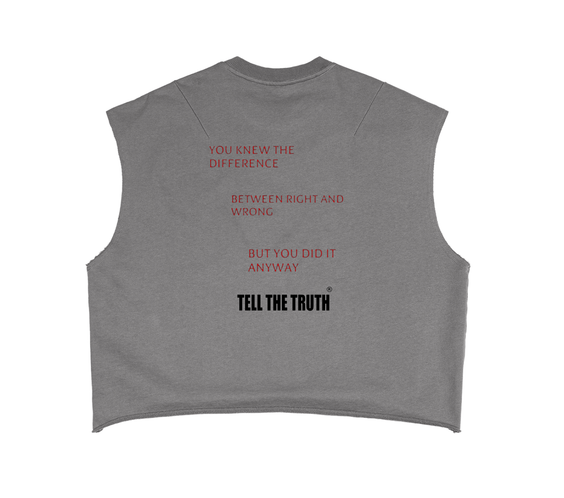 Right & Wrong Boxy Tank Top