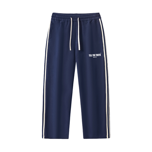 Tell The Truth Stripe Straight-Leg  Pants