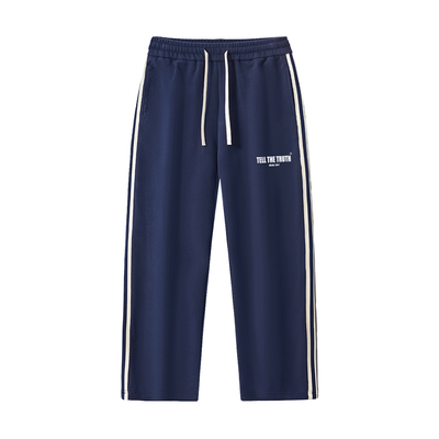 Tell The Truth Stripe Straight-Leg  Pants
