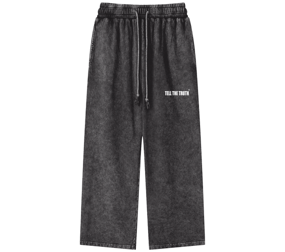 Tell The Truth Acid Wash Straight Leg Pants