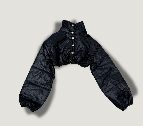 Tell The Truth Black Nylon Jacket